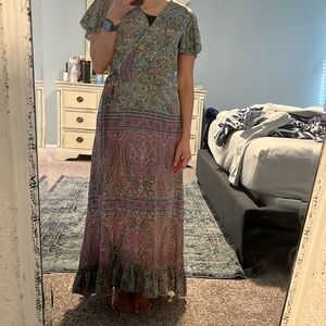 Paisley Wrap Dress